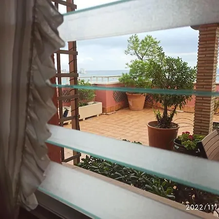 Apartmán Espectacular Terraza Y Vistas En 1a Linea De Playa Cullera